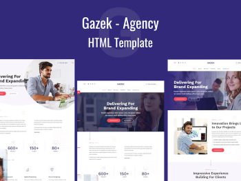 Gazek - Agency Portfolio HTML Template Yazı Tipi