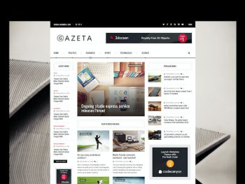 Gazeta 2 - Responsive News HTML Template Yazı Tipi