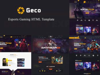 Geco - eSports Gaming HTML5 Template Yazı Tipi