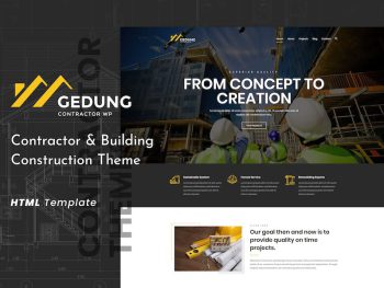 Gedung | Contractor & Building Construction HTML Yazı Tipi