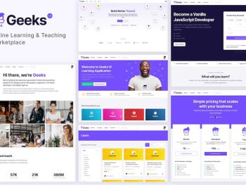Geeks - Online Learning Marketplace  Them WordPress Teması
