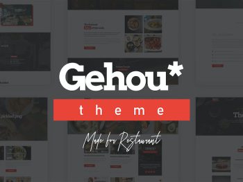 Gehou - A Modern Restaurant & Cafe Theme WordPress Teması