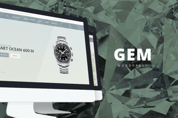 Gem — Luxury eCommerce Responsive WordPress Teması