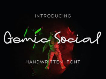 Gemic Social Font Yazı Tipi