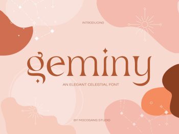 Geminy - Retro Elegant Font Yazı Tipi