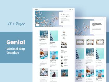 Genial - Minimal Blog HTML Template Yazı Tipi