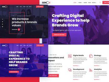 Genox - Creative & Digital Web Agency Template Yazı Tipi