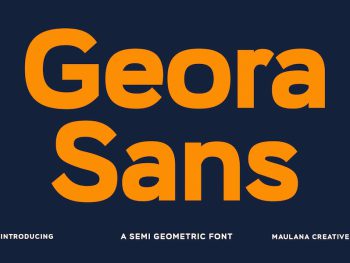 Geora Sans Serif Font Yazı Tipi