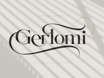 Gerlomi - Luxury Serif Font Yazı Tipi