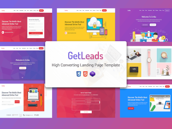 GetLeads - Marketing HTML Landing Page Template Yazı Tipi