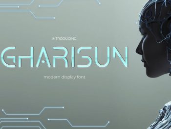 Gharisun - Futuristic Tech Font Yazı Tipi