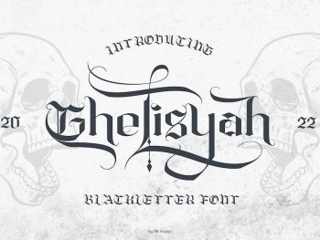Ghelisyah Typeface Yazı Tipi