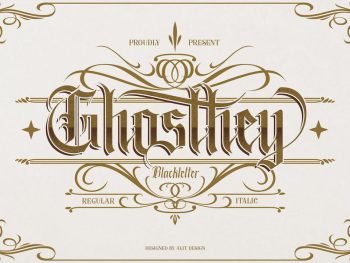 Ghosthey Typeface Yazı Tipi