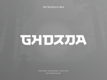 Ghozda - Japanese Font Yazı Tipi