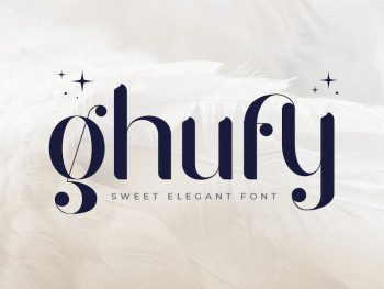 Ghufy - Sweet Elegant Serif Font Yazı Tipi