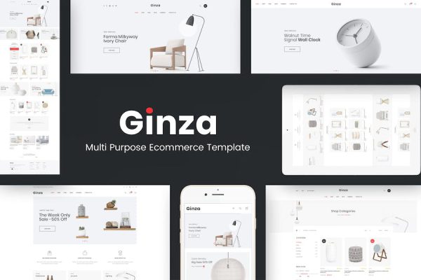 Ginza - Furniture Theme for WordPress Teması