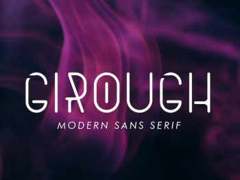 Girough - Modern Sans Serif Font Yazı Tipi