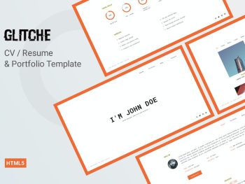 Glitche - CV Resume Template Yazı Tipi