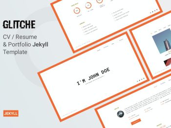 Glitche - Resume CV Portfolio Jekyll Theme Yazı Tipi