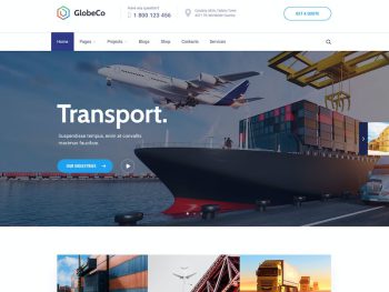 GlobeCo - Transportation & Logistics  The WordPress Teması
