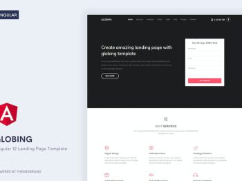 Globing - Angular 12 Landing Page Template Yazı Tipi