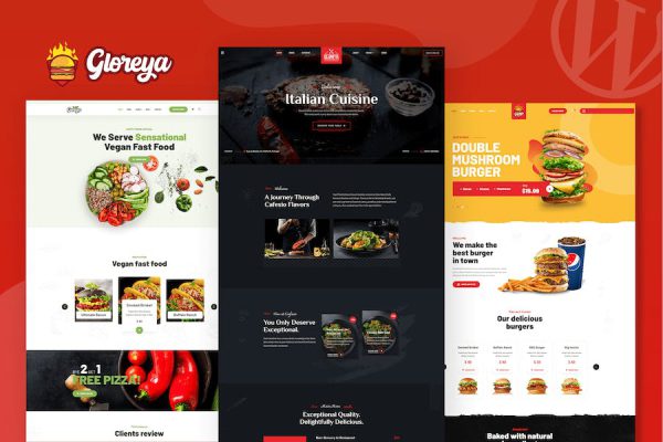 Gloreya – Fast Food Restaurant WordPress Teması