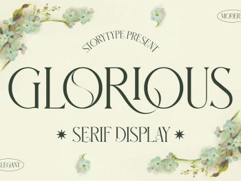 Glorious Serif Display Font Yazı Tipi