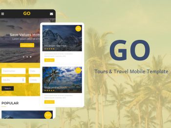 Go - Tours & Travel Mobile Template Yazı Tipi