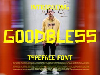 Godbless - Display Font Yazı Tipi