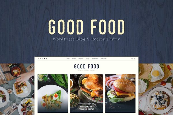 Good Food - Recipe Magazine & Food Blogging Theme WordPress Teması