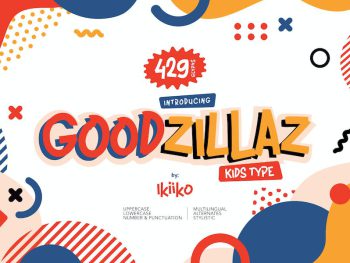 Goodzillaz - Kids Type Yazı Tipi