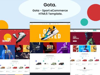 Gota - Sport eCommerce HTML5 Template Yazı Tipi