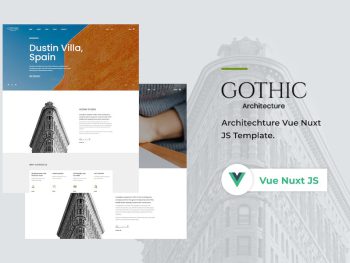 Gothic - Architecture Vue Nuxt JS Template Yazı Tipi