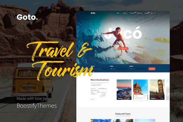 Goto - Tour & Travel WordPress Teması