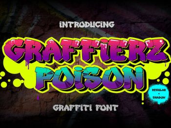 Graffierz Poison - Urban Graffiti Font Yazı Tipi