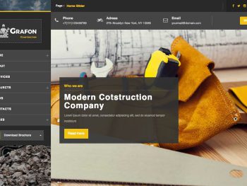 Grafon - Construction / Renovate WordPress Teması