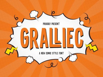 Gralliec - A New Comic Style Font Yazı Tipi