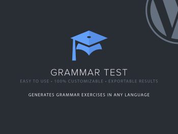 Grammar Test WordPress Eklentisi
