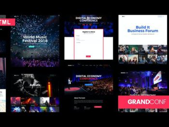 Grand Conference | Event HTML Template Yazı Tipi