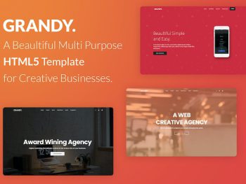 Grandy - Creative Multi Purpose Big HTML5 Template Yazı Tipi