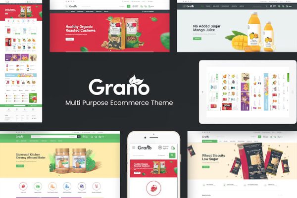 Grano - Organic & Food WordPress Teması