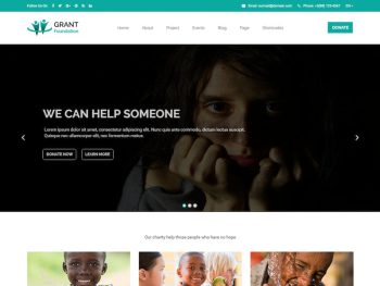 Grant Foundation – Nonprofit Charity Template Yazı Tipi