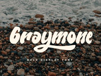 Graymone - Bold Display Font Yazı Tipi