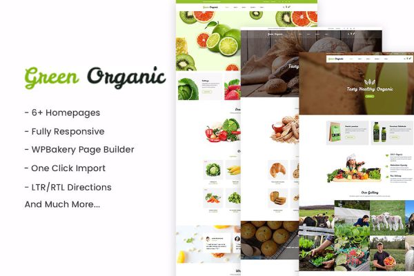 GreenOrganic - Organic & Bakery WordPress Teması