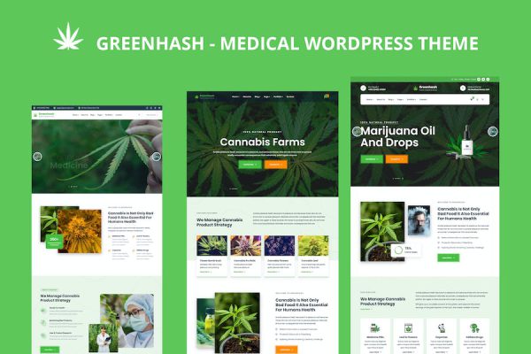 Greenhash - Medical WordPress Teması