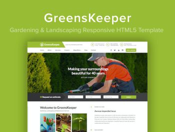GreensKeeper - Gardening & Landscaping Template Yazı Tipi