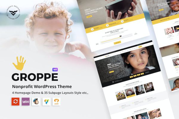 Groppe - Nonprofit WordPress Teması