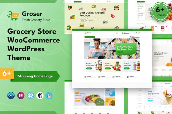 Groser - Grocery Store WooCommerce Theme WordPress Teması