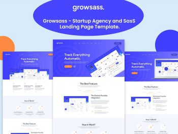 Growsass - Startup Agency and SasS Landing Page Yazı Tipi