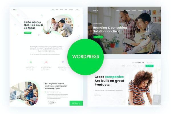 Gullu - Agency & Multipurpose WordPress Teması